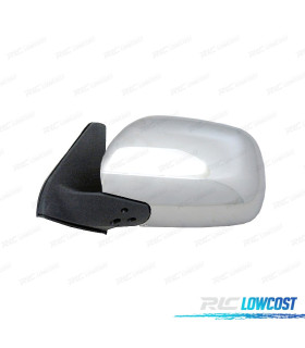 RÉTROVISEUR COMPLET GAUCHE TOYOTA LAND CRUISER 02-10 RABATTABLE CHROMÉ