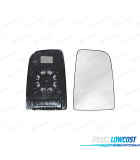 GLACE RÉTROVISEUR BASE DROITE MERCEDES SPRINTER 06-16 SUPPORT ROND SUPÉRIEUR
