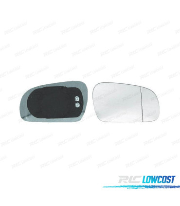 GLACE RÉTROVISEUR BASE DROITE VOLKSWAGEN VW FOX 05-10 CONVEXE THERMIQUE