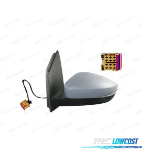 RÉTROVISEUR COMPLET GAUCHE VOLKSWAGEN VW POLO 09-17 MÉCANIQUE PRIMÉ