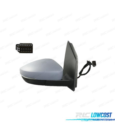 RÉTROVISEUR COMPLET DROIT VOLKSWAGEN VW POLO 09-17 RABATTABLE
