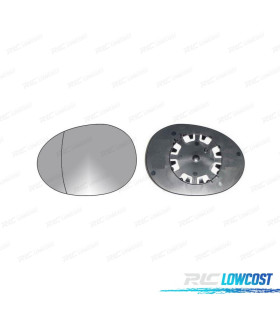 GLACE RÉTROVISEUR BASE GAUCHE PEUGEOT 107 05-13 ASPHÉRIQUE