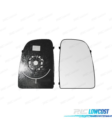 VERRE MIROIR BASE DROITE CITROËN JUMPER 06- CONVEXE SUPÉRIEUR