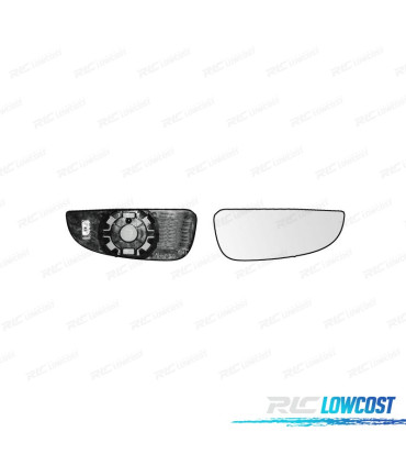 VERRE MIROIR BASE DROITE CITROËN JUMPER 06- CONNECTEUR INFÉRIEUR