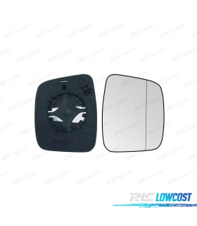 GLACE RÉTROVISEUR BASE DROITE FIAT FIORINO 07- CONVEXE