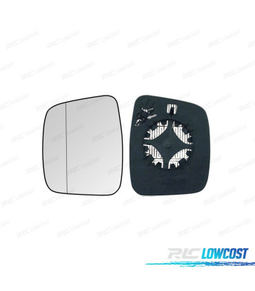 GLACE RÉTROVISEUR BASE GAUCHE FIAT FIORINO 07- THERMIQUE