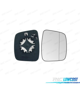 GLACE RÉTROVISEUR BASE DROITE FIAT FIORINO 07- THERMIQUE