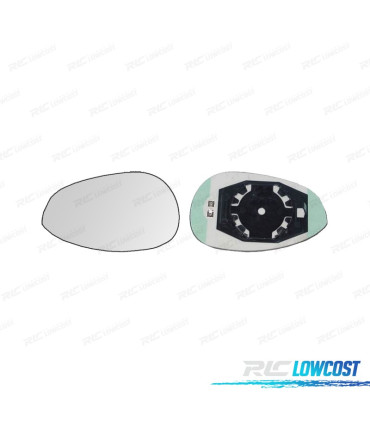 GLACE RÉTROVISEUR BASE GAUCHE FIAT LINEA 07- CONVEXE THERMIQUE