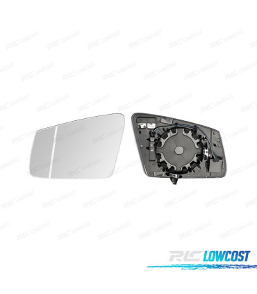 GLACE RÉTROVISEUR BASE GAUCHE MERCEDES CLASSE E W212 09-11 AVERTISSEUR D'ANGLE MORT