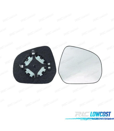 GLACE RÉTROVISEUR BASE DROITE SUZUKI SPLASH 08- CONVEXE THERMIQUE