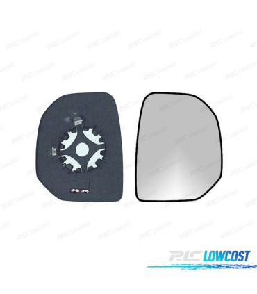 GLACE RÉTROVISEUR BASE DROITE PEUGEOT PARTNER 08-12 CONVEXE THERMIQUE