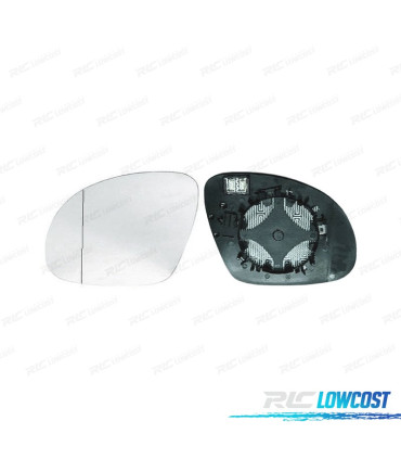 GLACE RÉTROVISEUR BASE GAUCHE SKODA YETI 09- THERMIQUE