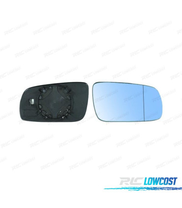 GLACE RÉTROVISEUR BASE DROITE VOLKSWAGEN VW PASSAT 96-03 BLEU
