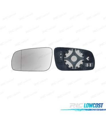 GLACE RÉTROVISEUR BASE GAUCHE SEAT IBIZA CORDOBA 99-02 ASPHÉRIQUE