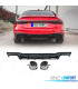 DIFUSEUR AUDI A7 19-23 LOOK RS7 NOIR BRILLANT