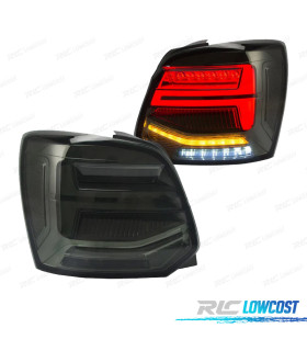 FEUX ARRIÈRE LED POUR VOLKSWAGEN VW POLO 6R 6C 09-17 DYNAMIQUES FUMÉS