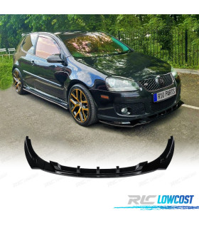 SPOILER LAME PARE-CHOCS VOLKSWAGEN VW GOLF 5 GTI 03-08 NOIR BRILLANT