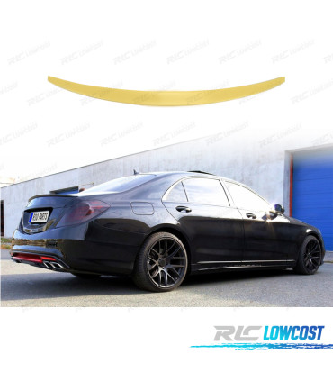 AILERON BECQUET LAME COFFRE MERCEDES CLASSE S W222 13-17 LOOK AMG