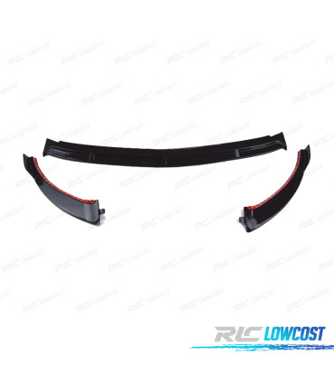 SPOILER LAME FRONTAL MERCEDES CLASSE E W213 21- LOOK AMG NOIR BRILLANT