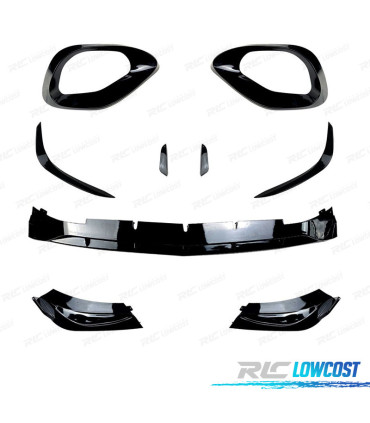 SPOILER FRONTAL MERCEDES CLASSE C W206 21- NOIR BRILLANT