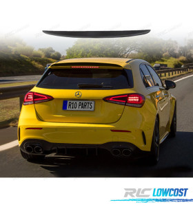 AILERON DE TOIT MERCEDES CLASSE A W177 18-22 LOOK AMG A45 NOIR BRILLANT