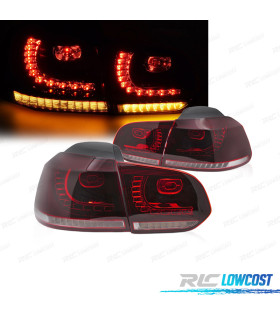 FEUX ARRIÈRE VOLKSWAGEN VW GOLF 6 08-12 LED ROUGE BLANC