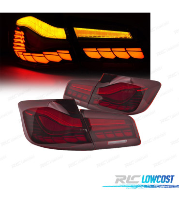 FEUX ARRIÈRE POUR BMW F10 10-16 OLED ROUGE