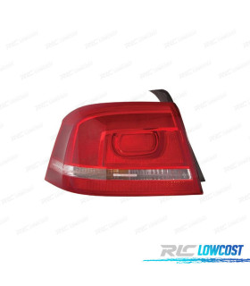 FEUX ARRIÈRE GAUCHE POUR VOLKSWAGEN VW PASSAT 4P 10-14 LED BLANC ROUGE