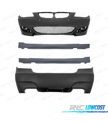 KIT CARROSSERIE BMW E60 03-07 AVEC LAVE PHARES LOOK M5