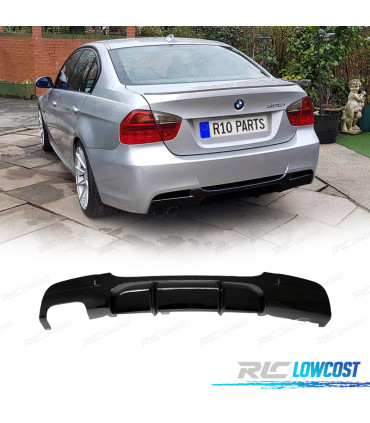 DIFFUSEUR BMW E90 E91 LOOK M PERFORMANCE NOIR BRILLANT OO---