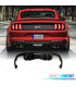 DIFFUSEUR ARRIÈRE FORD MUSTANG 18-23 LOOK GT DOUBLE SORTIE