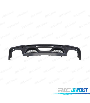 DIFFUSEUR FORD MUSTANG 15-17 LOOK GT500 DOUBLE SORTIE