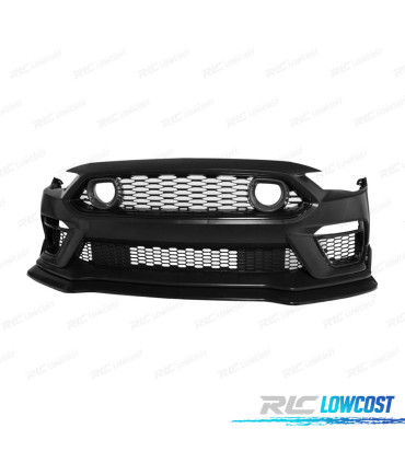 PARE-CHOCS AVANT FORD MUSTANG 18-23 LOOK MACH 1 + GRILLE LUMIÈRE LED