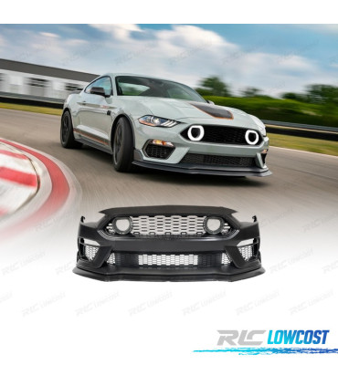 PARE-CHOCS AVANT FORD MUSTANG 18-23 LOOK MACH 1 + GRILLE LUMIÈRE LED