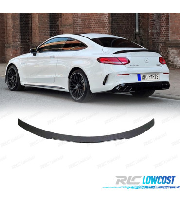 SPOILER AILERON MERCEDES CLASSE C C205 14-18 LOOK AMG CARBONE