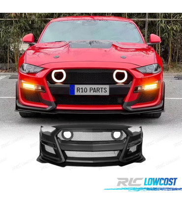 PARE-CHOCS AVANT FORD MUSTANG 18-23 LOOK GT500 GRILLE LUMIÈRE LED