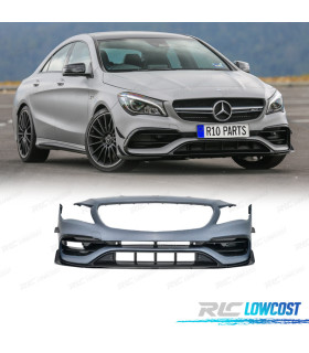 PARE CHOCS AVANT MERCEDES CLASSE CLA W117 17-19 LOOK CLA45 AMG