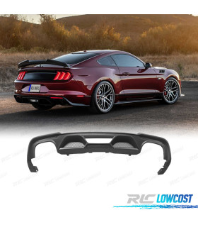 DIFFUSEUR FORD MUSTANG 18-23 LOOK GT350 DOUBLE SORTIE