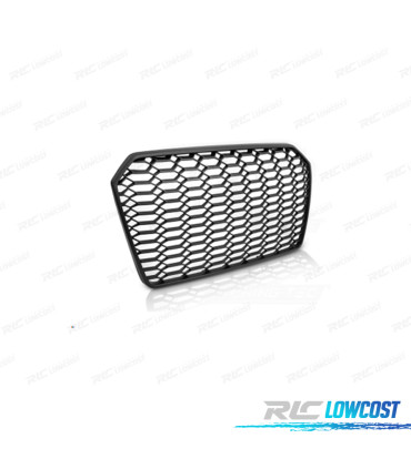 GRILLE AUDI A6 C7 4G 14-18 LOOK RS6 2020 NOIR MAT