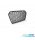 GRILLE AUDI A6 C7 4G 14-18 LOOK RS6 2020 NOIR BRILLANT