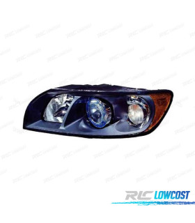 PHARE GAUCHE VOLVO S40 V50 04-07 FOND NOIR H7 + HB3