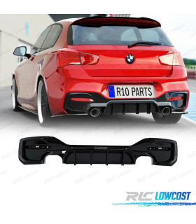 DIFFUSEUR BMW F20 F21 LCI 15-19 LOOK M TECH NOIR BRILLANT