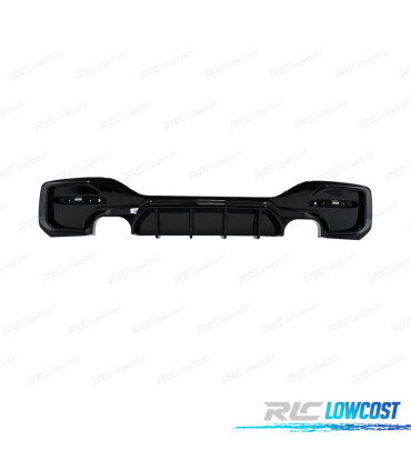 DIFFUSEUR BMW F20 F21 LCI 15-19 LOOK M TECH NOIR BRILLANT
