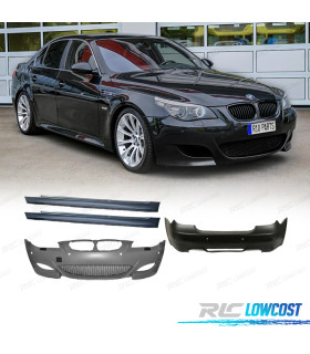 KIT CARROSSERIE BMW E60 LCI 07-10 LOOK M5 + BAS DE CAISSE PDC SRA
