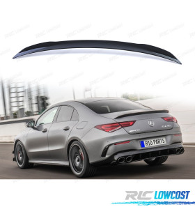 AILERON SPOILER MERCEDES CLA W118 20-24 AMG NOIR BRILLANT