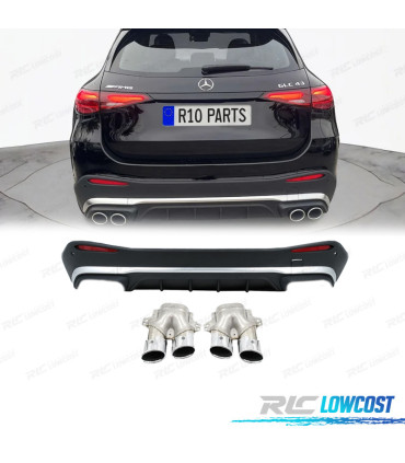 DIFFUSEUR MERCEDES W254 23- LOOK GLC 43 NOIR ARGENT