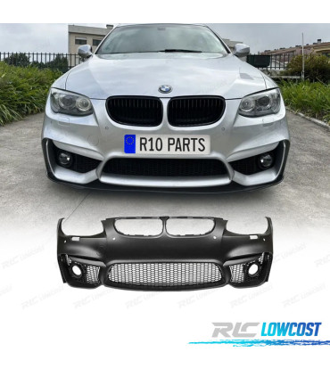 PARE CHOCS AVANT BMW E92 06-10 LOOK M4 PDC GRILLES ANTIBROUILLARD