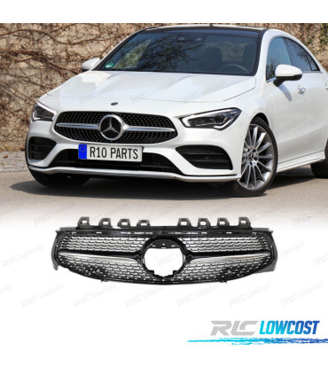CALANDRE MERCEDES W118 CLA 19- LOOK DIAMOND CHROMÉ