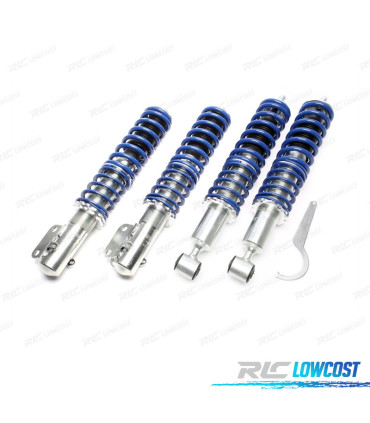SUSPENSION FILETÉ BLUE LINE POUR VOLKSWAGEN VW POLO CADDY 6N 9KV
