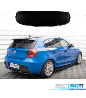 SPOILER AILERON BMW E87 04-11 LOOK AERO NOIR BRILLANT